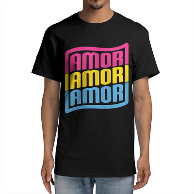 AMOR AMOR AMOR Pride Flag: Pansexual