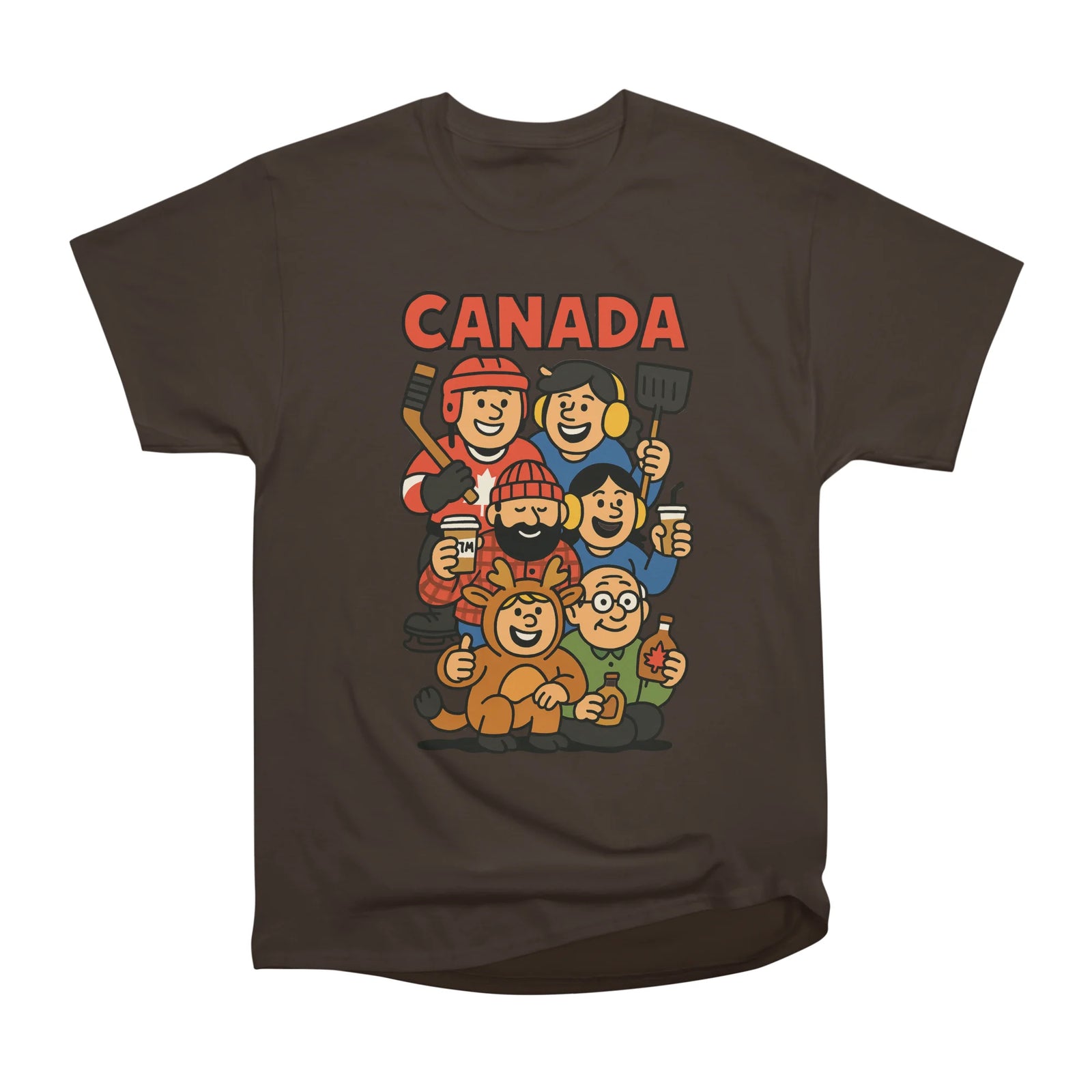 Eh Team: Funny Canadian Hockey, Tim Hortons & Maple Syrup Friends