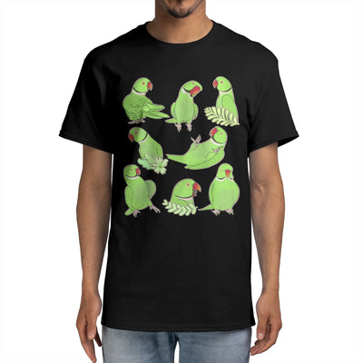 Green Indian Ringneck Pattern