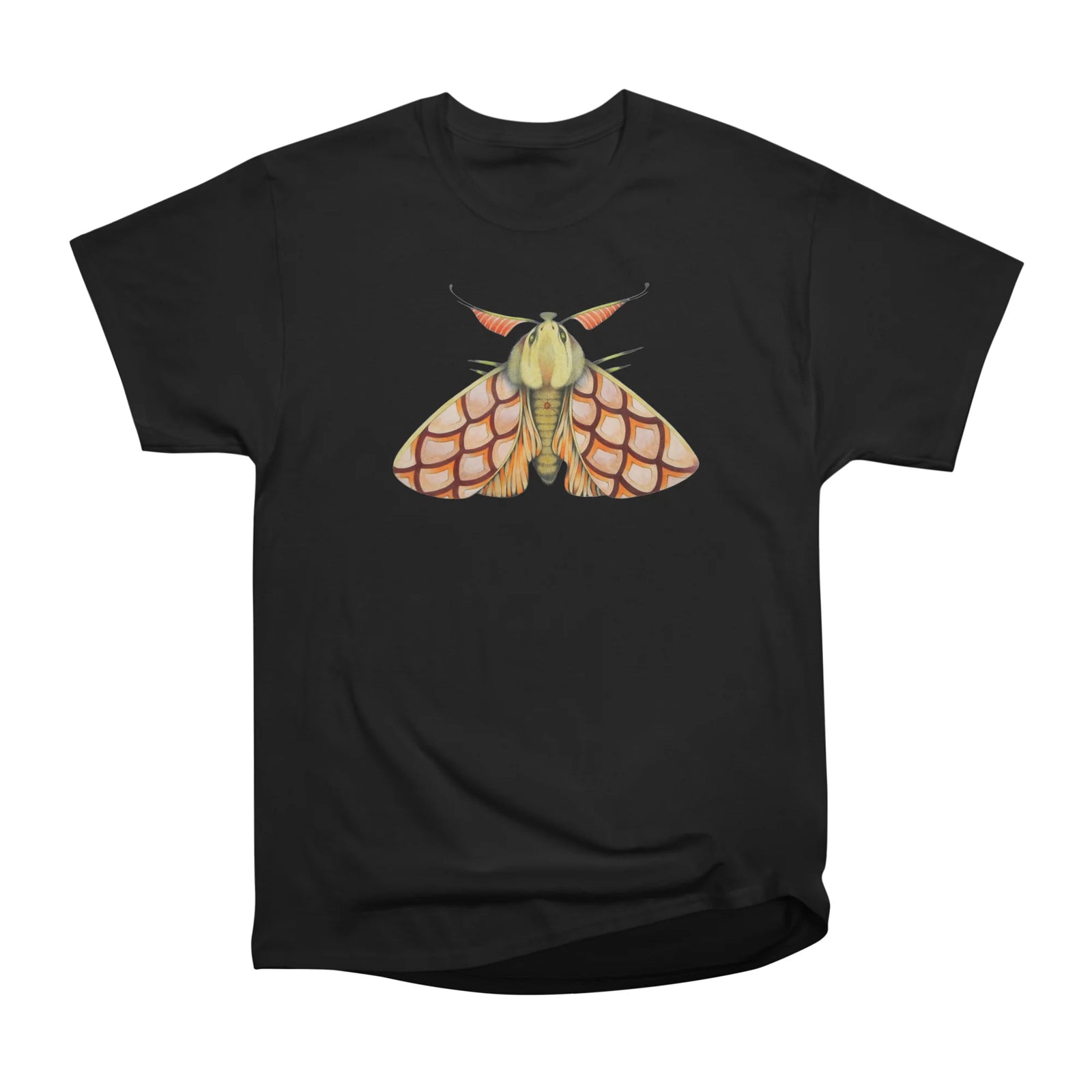 Pink moth