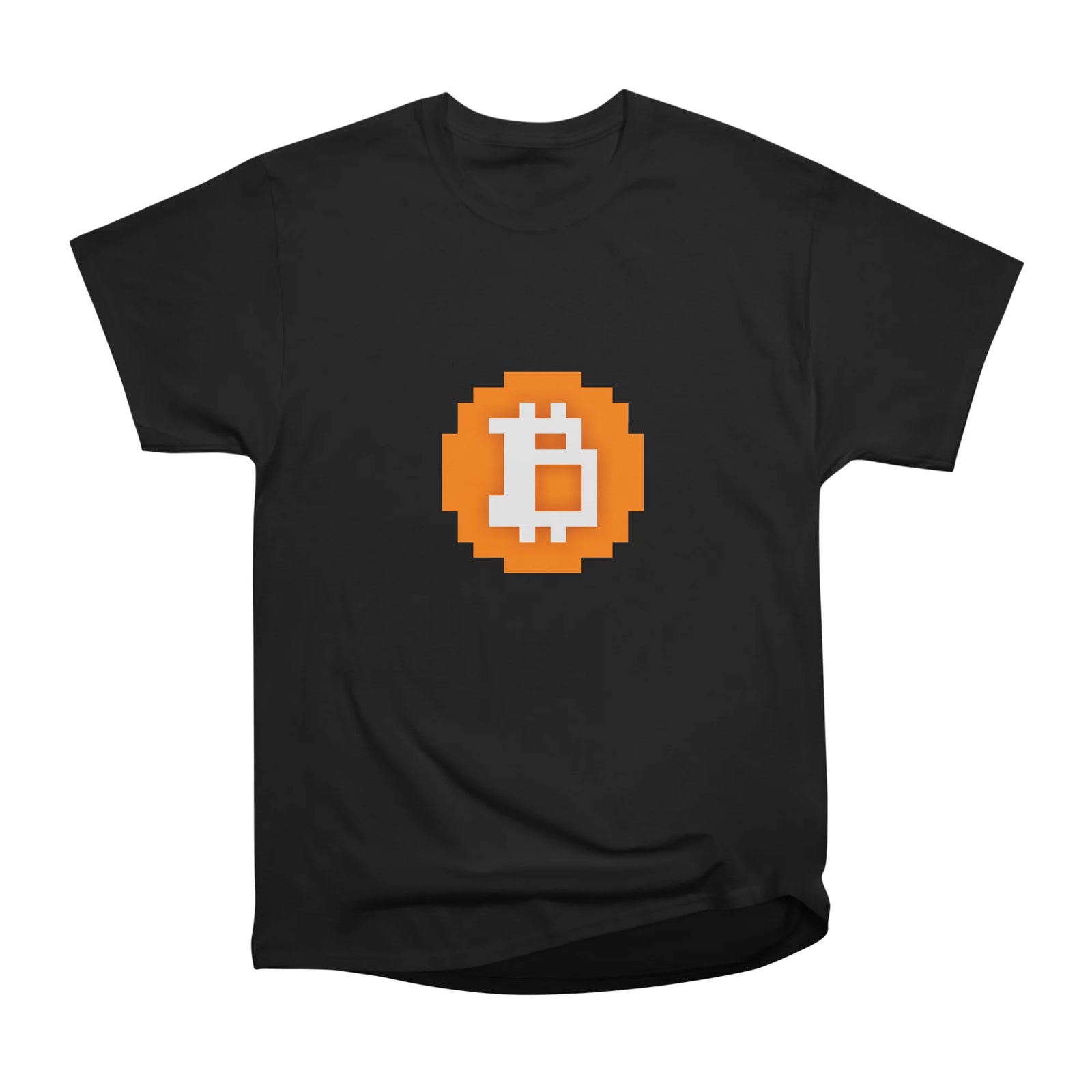 Bitcoin pixel art coin