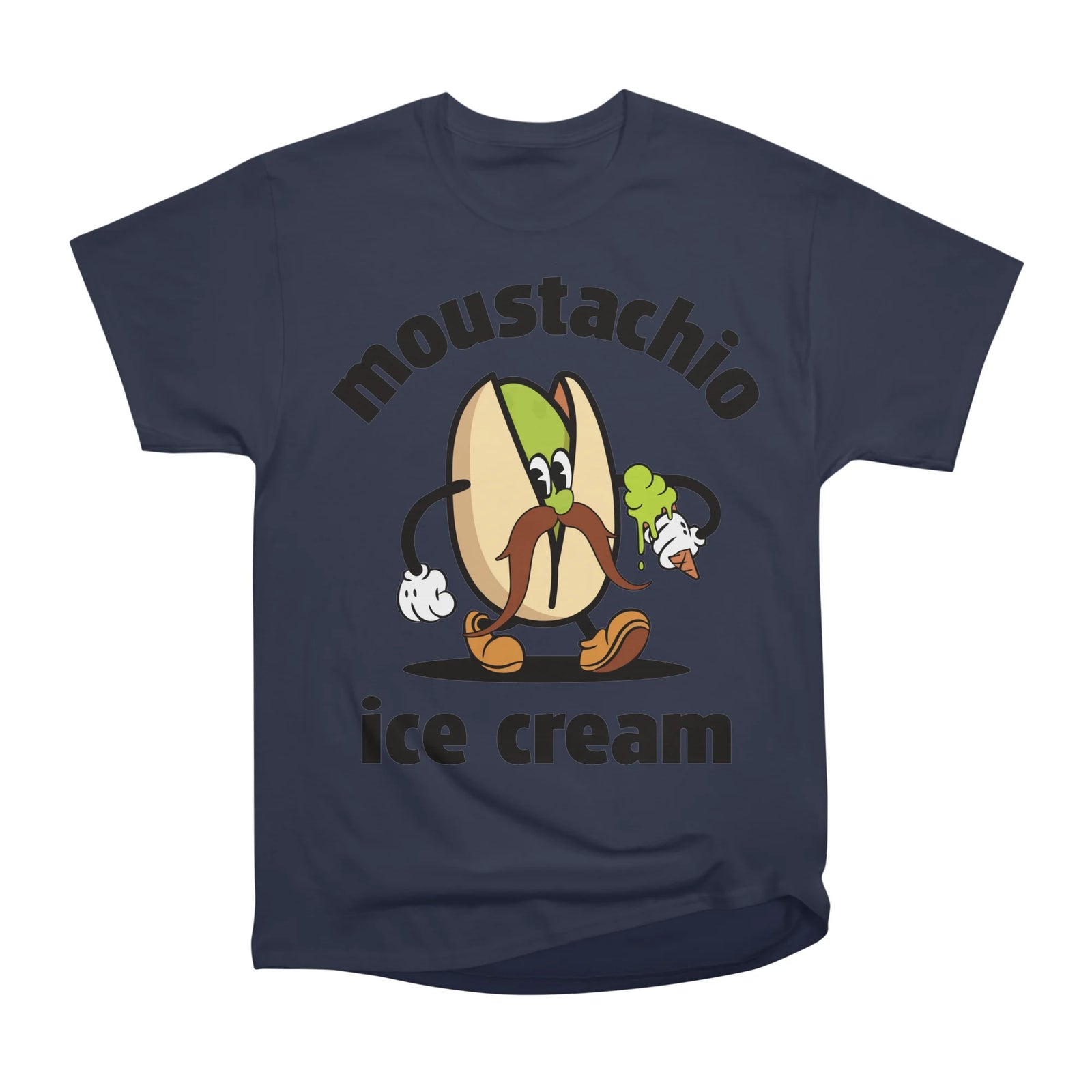 moustachio - pistachio moustache ice cream