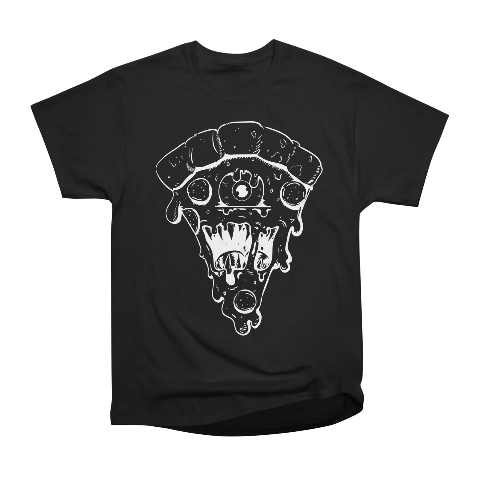 Monster Slice Outline (White)