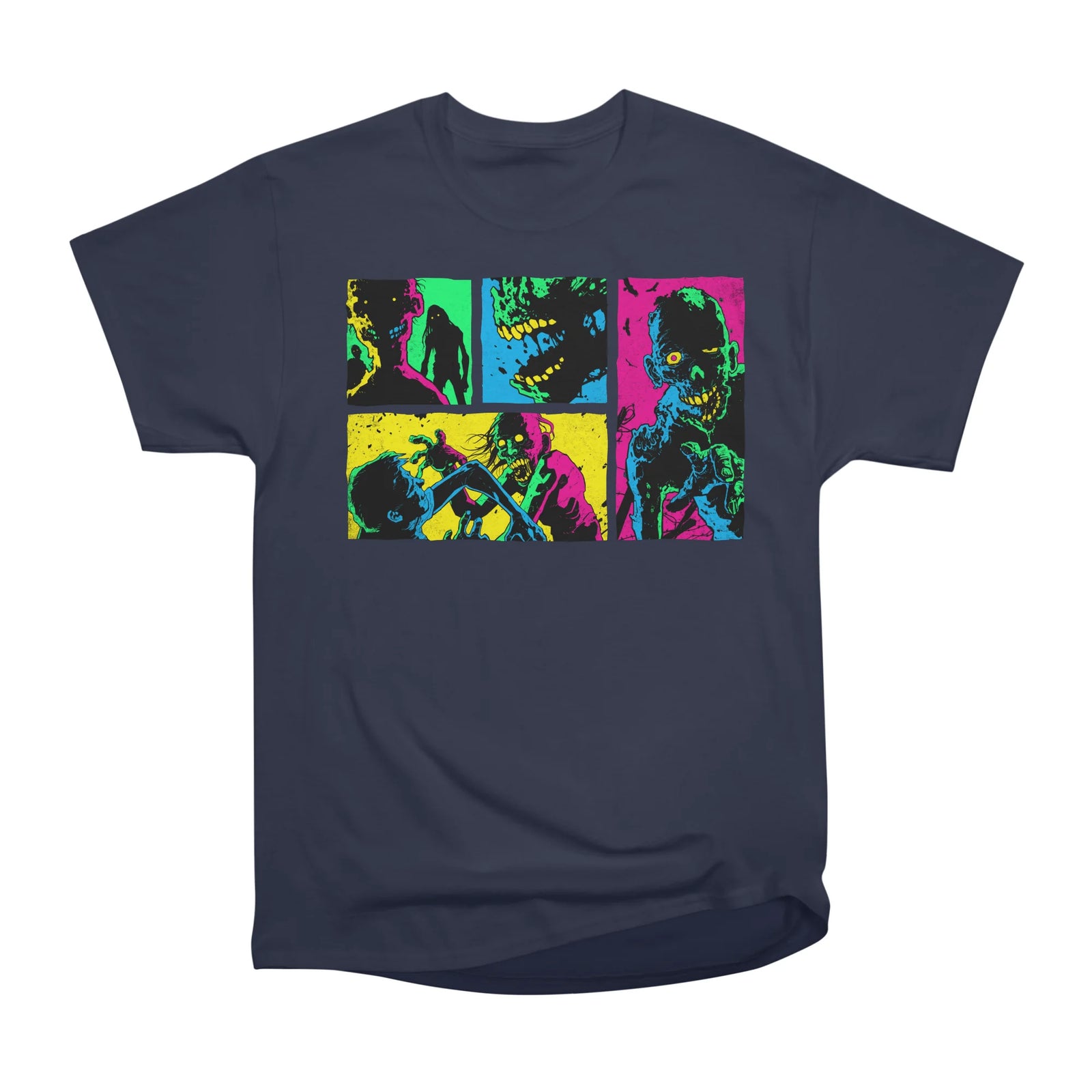 Undead Panels - Horror T Shirt ELECTRIC