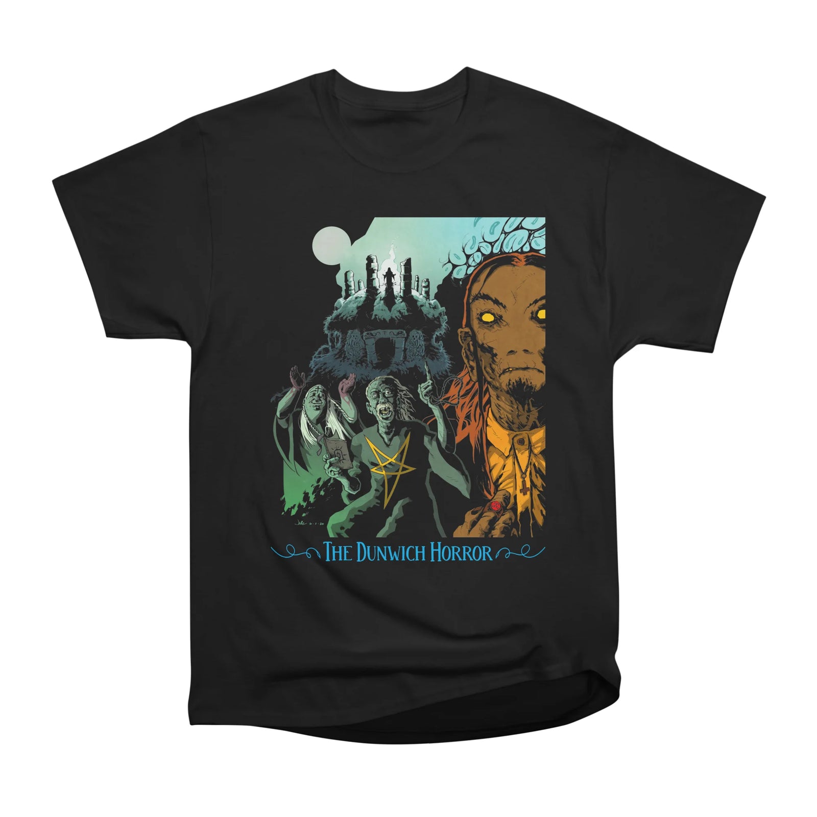 The Dunwich Horror - Lovecraft Horror T Shirt Dark
