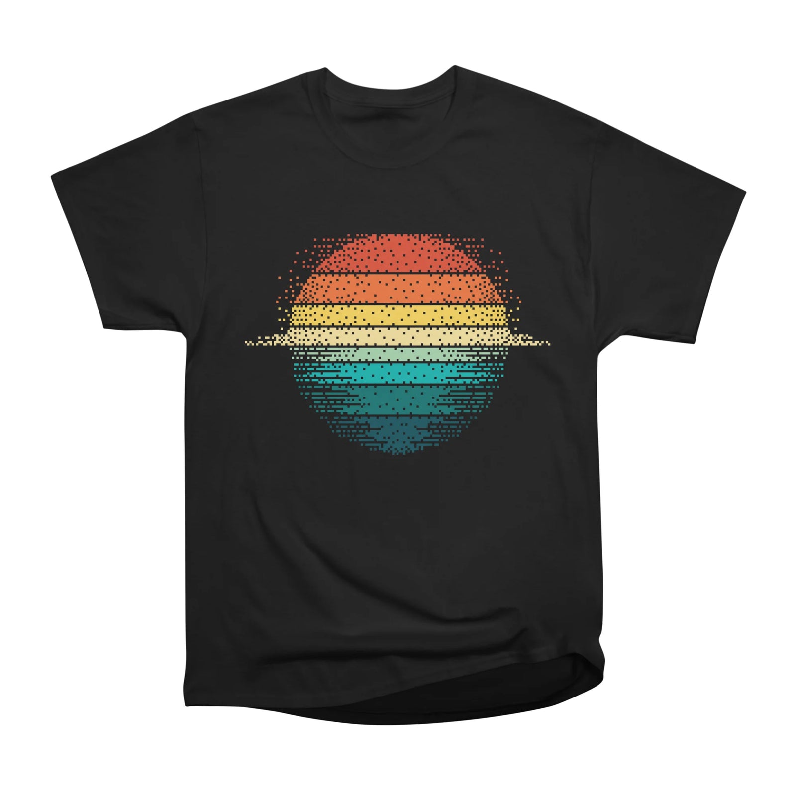Pixelated sunset