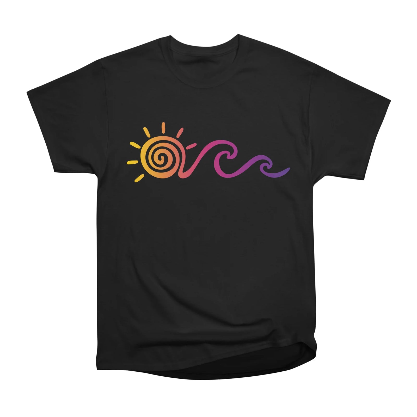 the Sunrise and Waves
