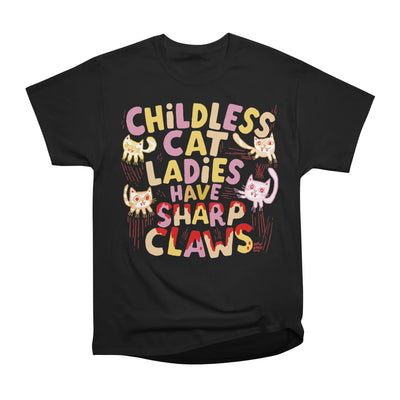 Childless Cat Ladies Have Sharp Claws - Color Version