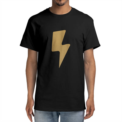Gold Glitter Lightning Bolt