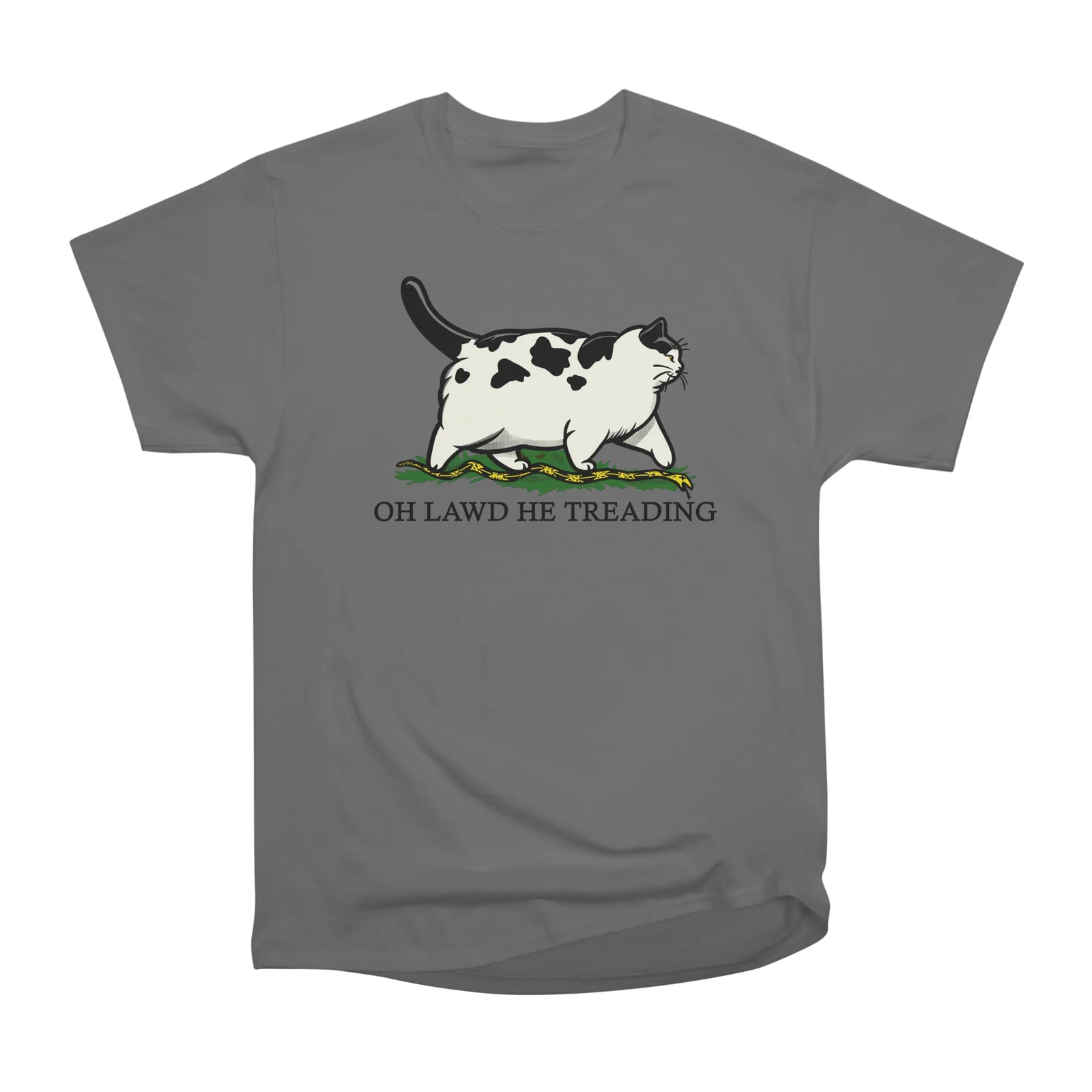 Oh Lawd He Treading Chonky Cow Cat