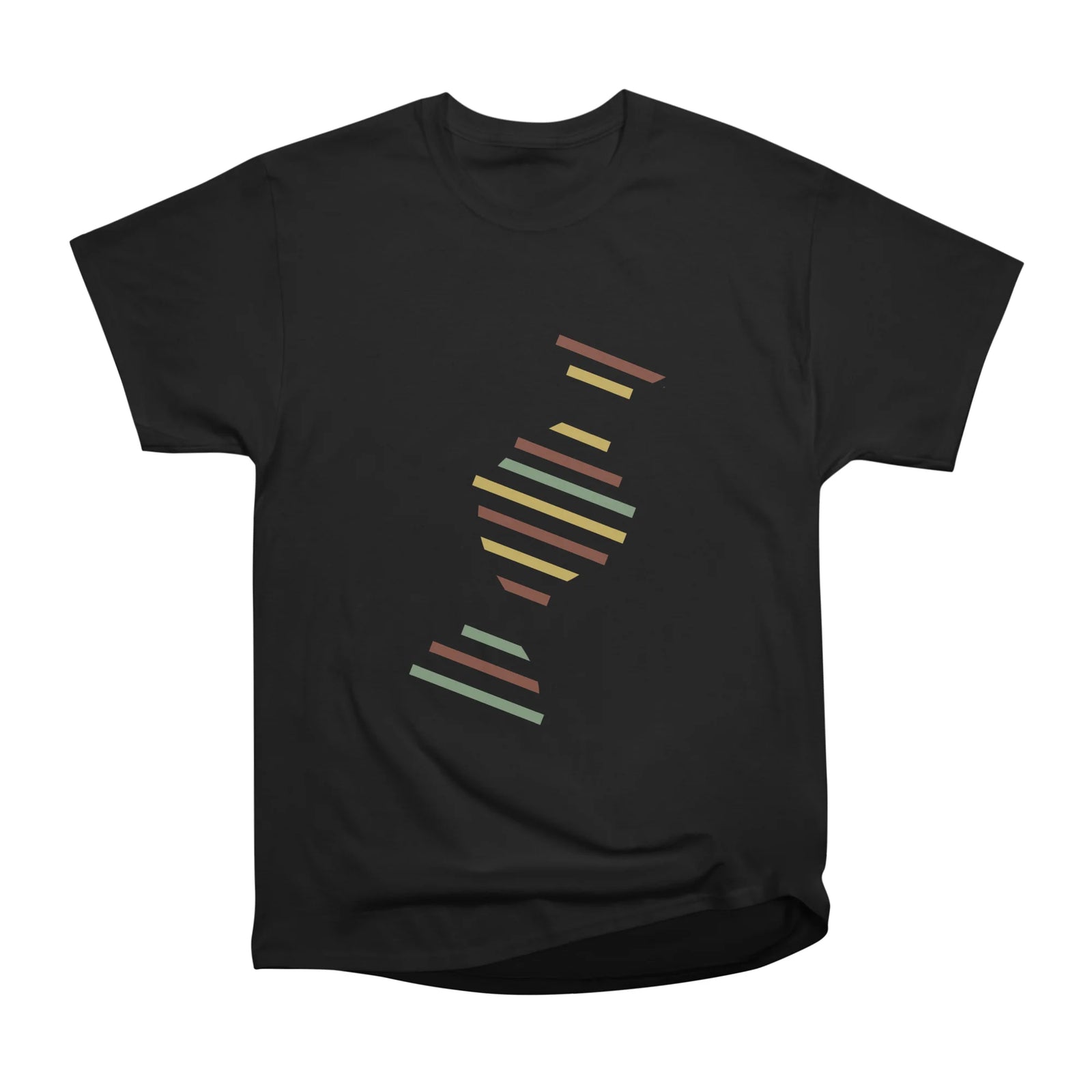 DNA (golden, brown, green, red)