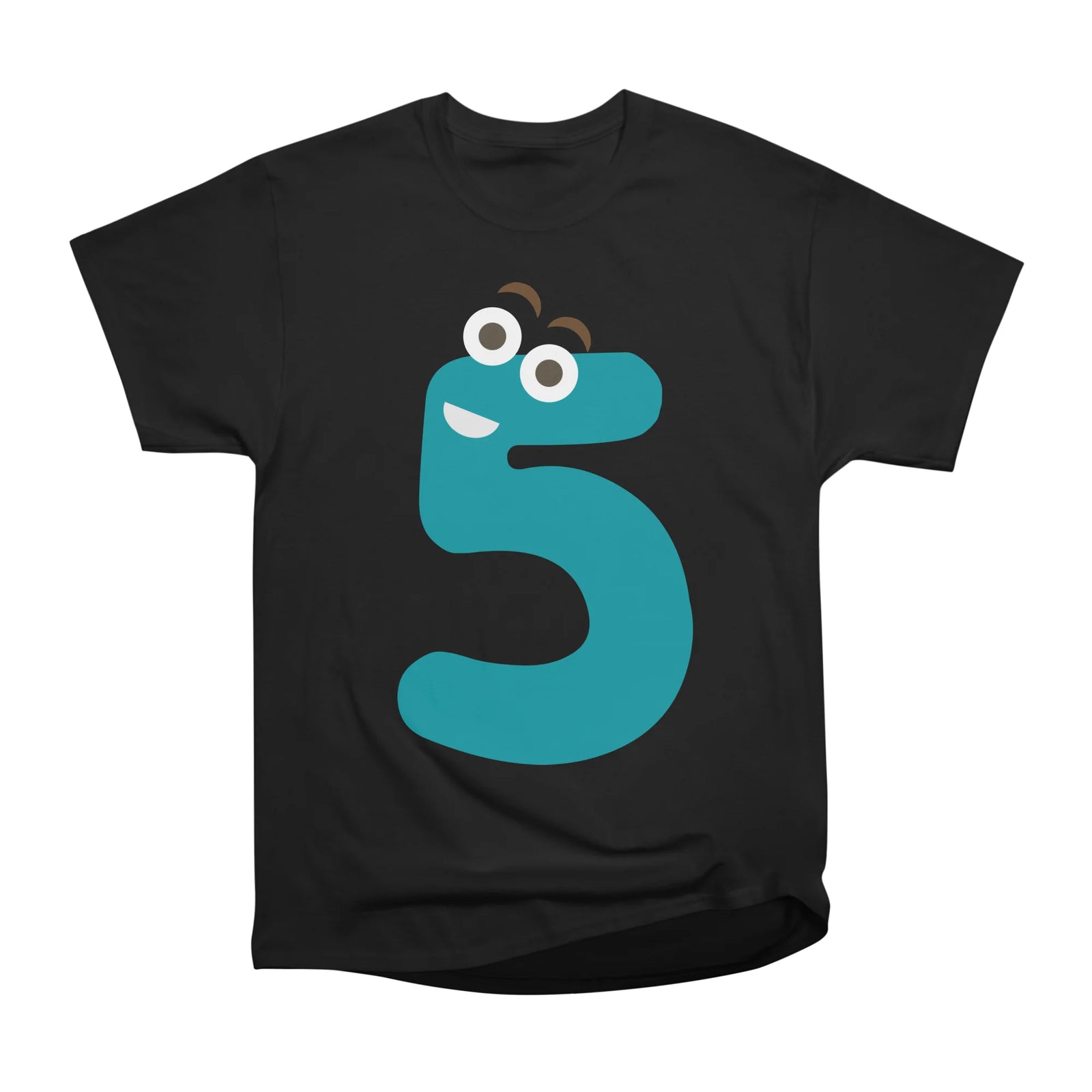 Number Five Character - playful