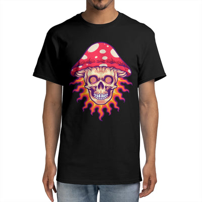 Trippy Mushroom Skull
