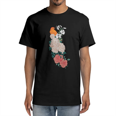 Flowers and Bird