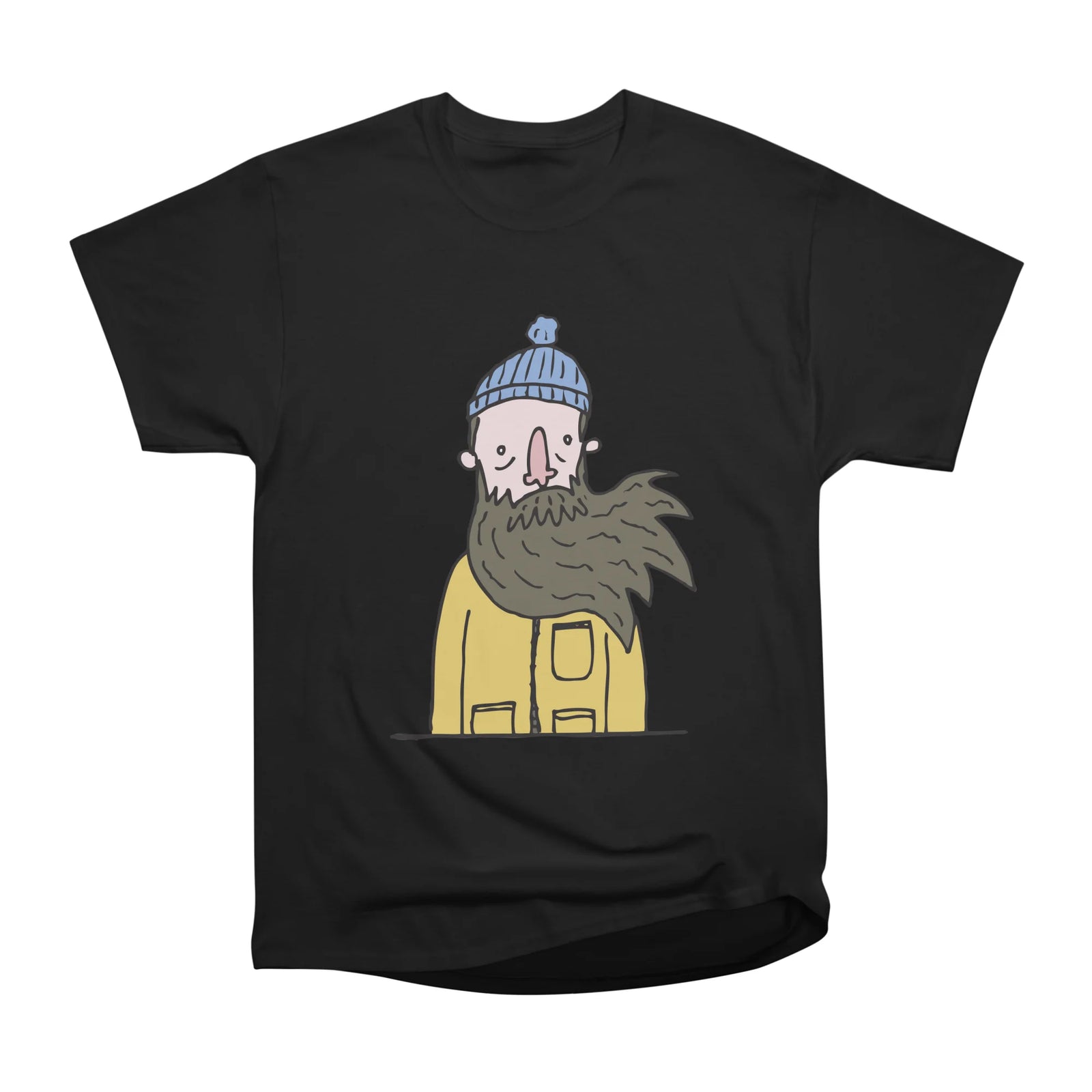 Beard in the breeze