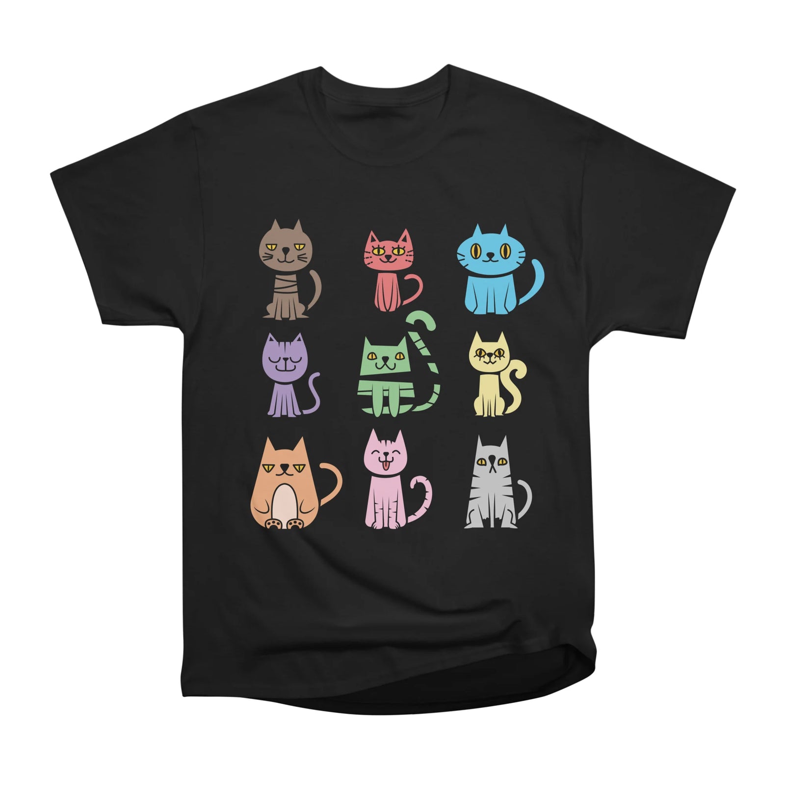 Colorful cats