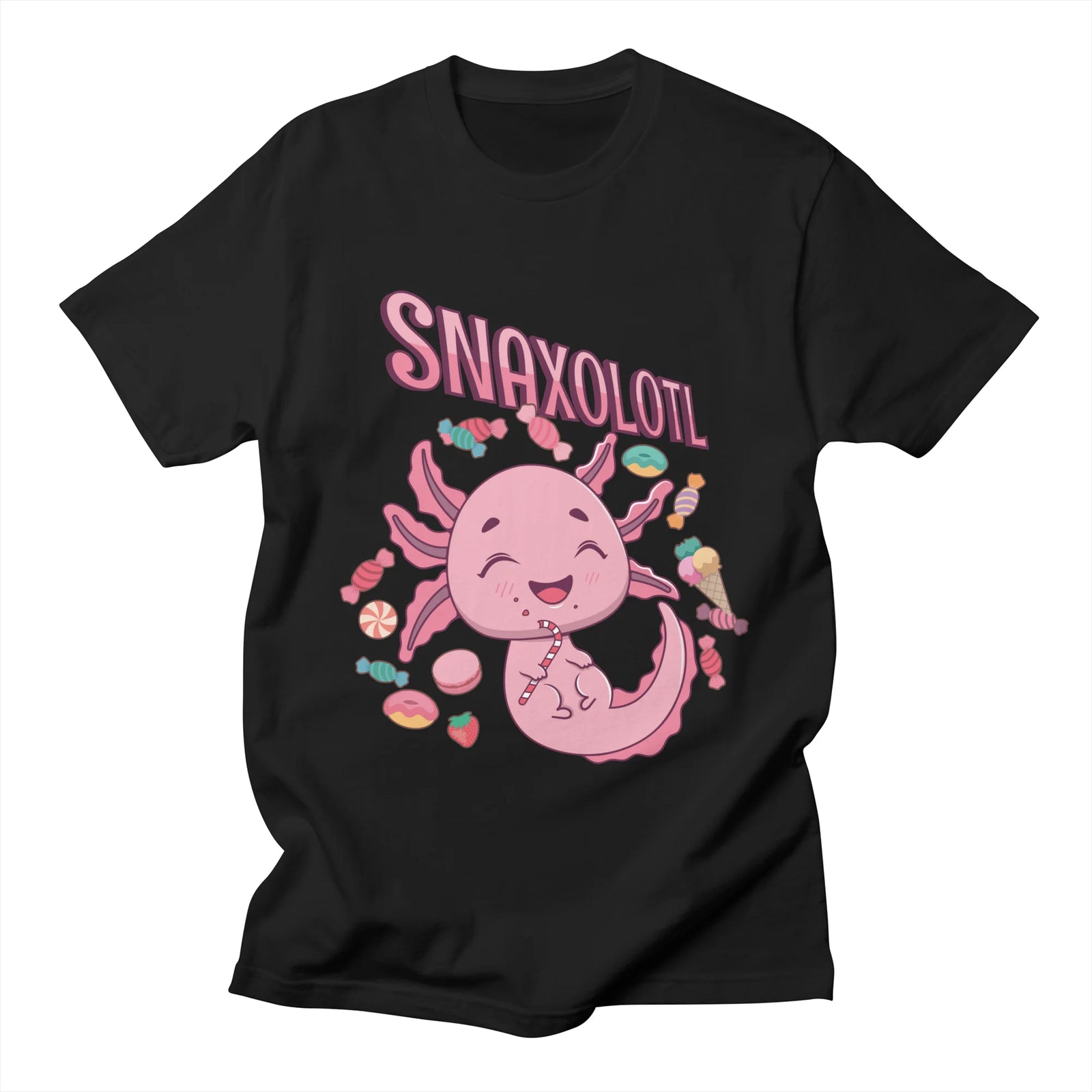 Snaxolotl pun design
