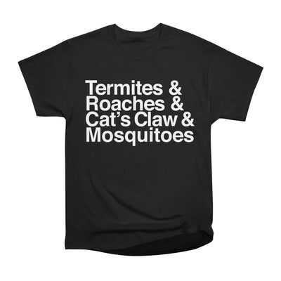 Pest and Invaders (white print)