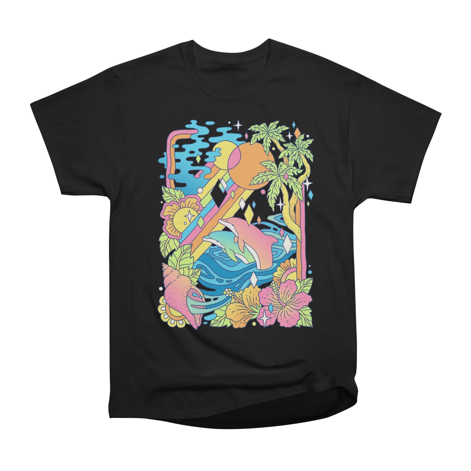 Paradise Visions | Tropical Neon Ocean Escape