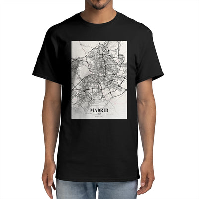 Madrid - Spain Neapolitan City Map