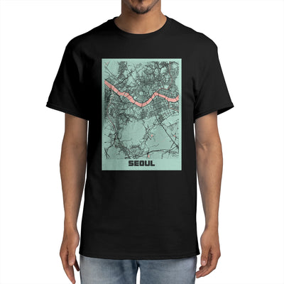 Seoul - South Korean Peony City Map