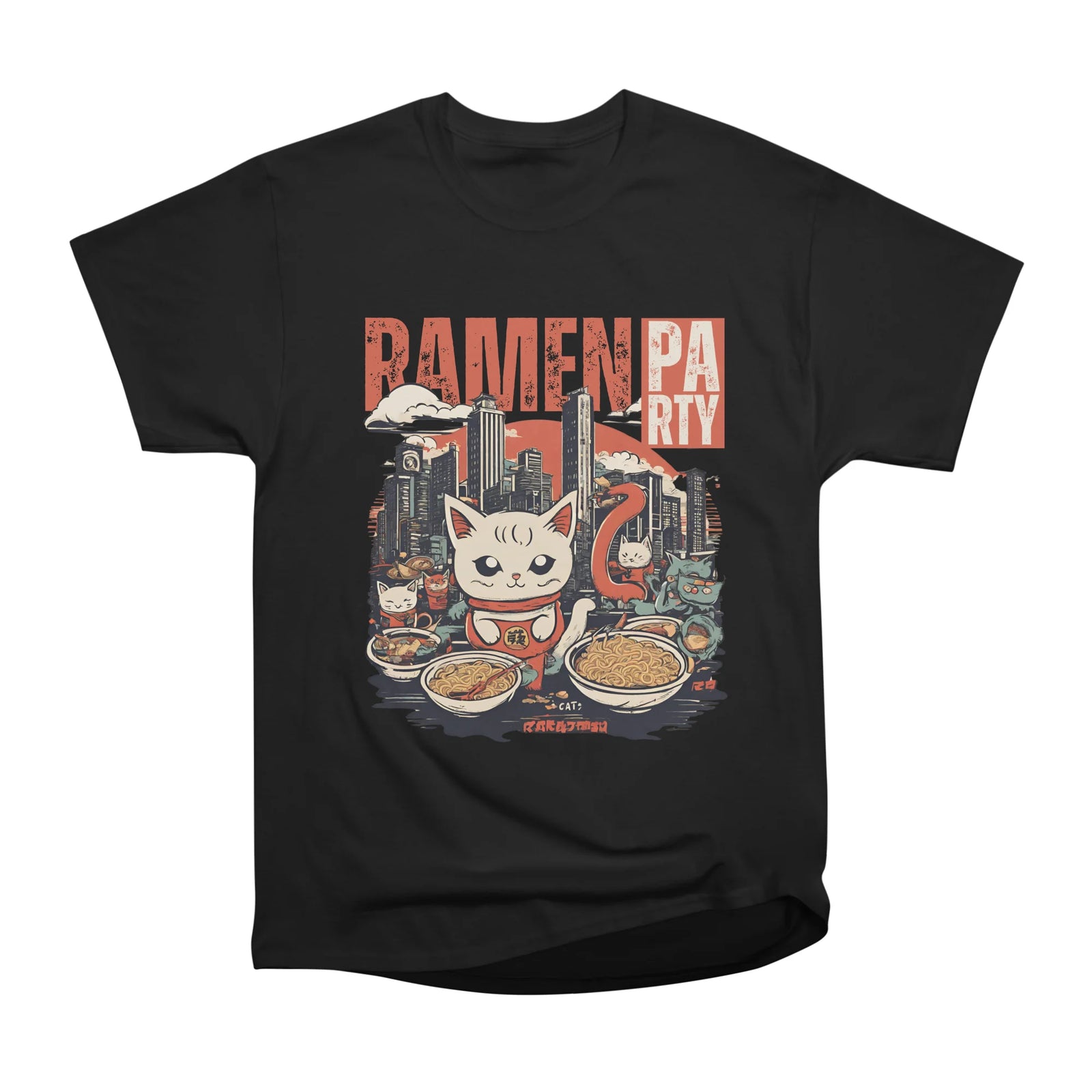 Ramen party cats
