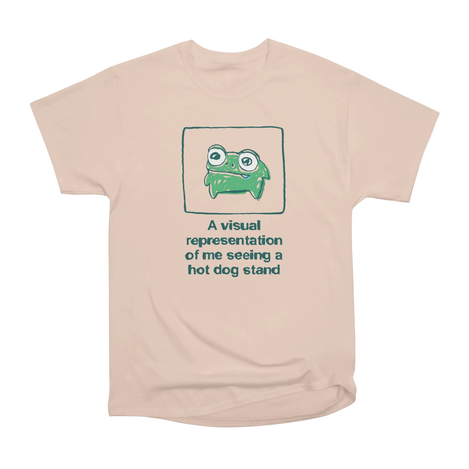 Hot dog stand frog