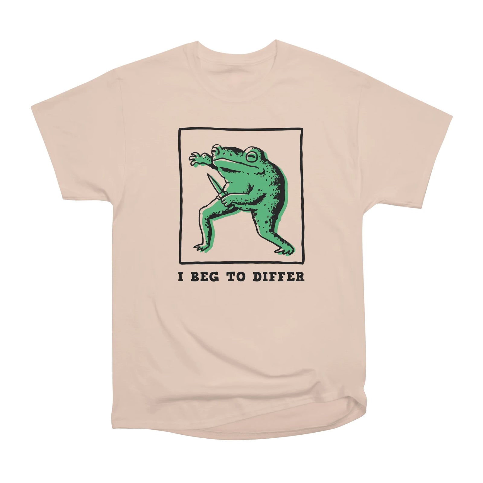 I beg to differ frog