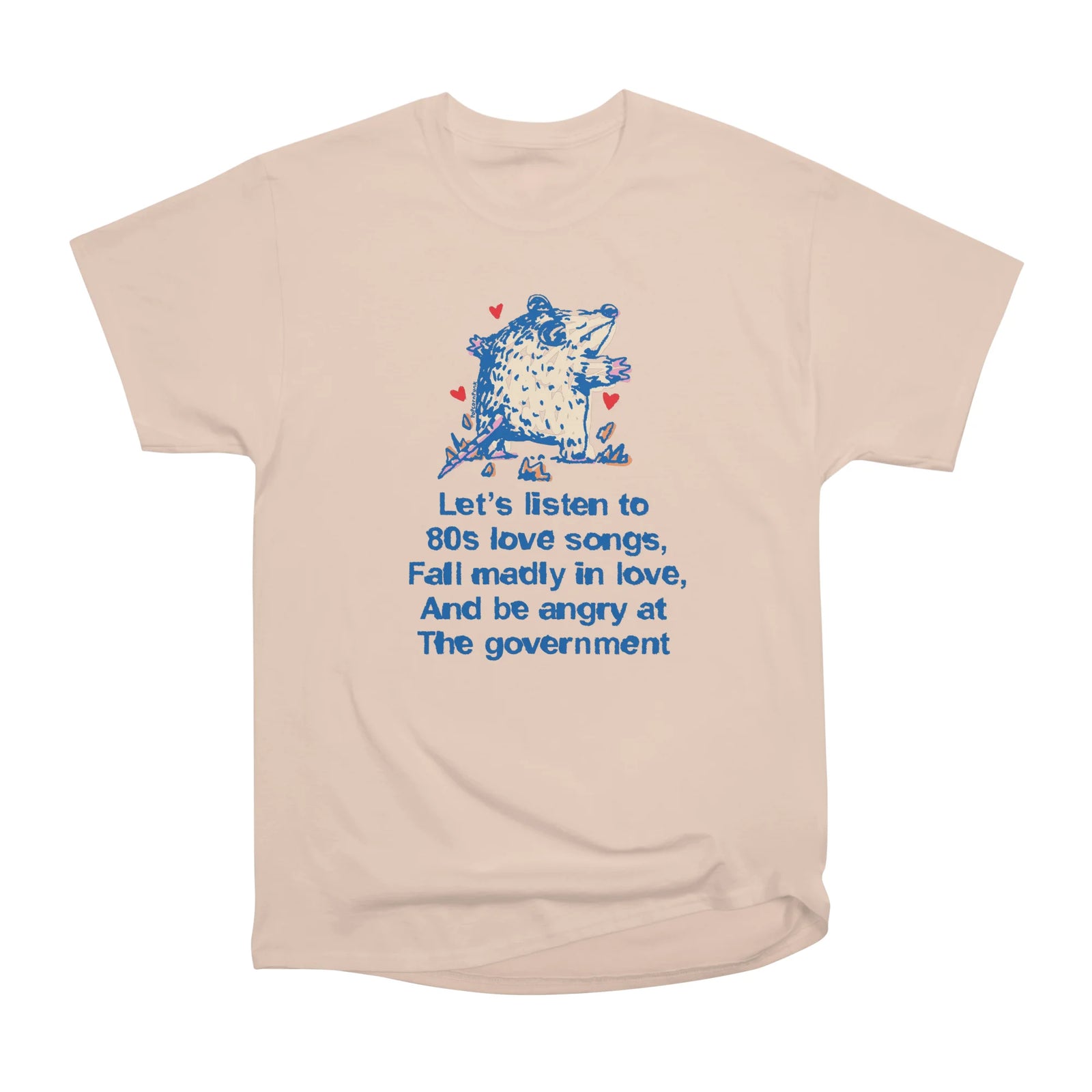 Let's listen to 80s love songs opossum