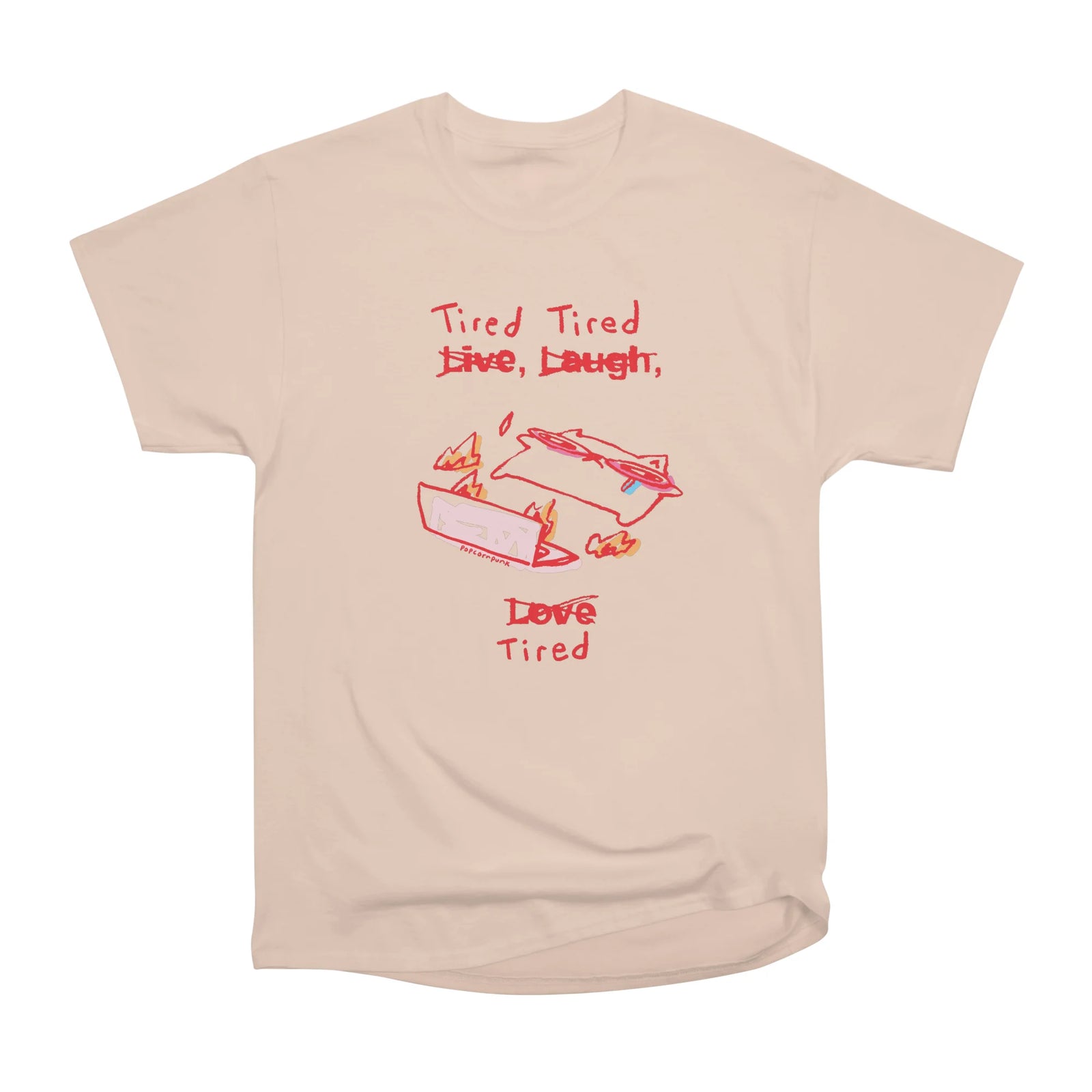 Live, Laugh, Love Tired Cat