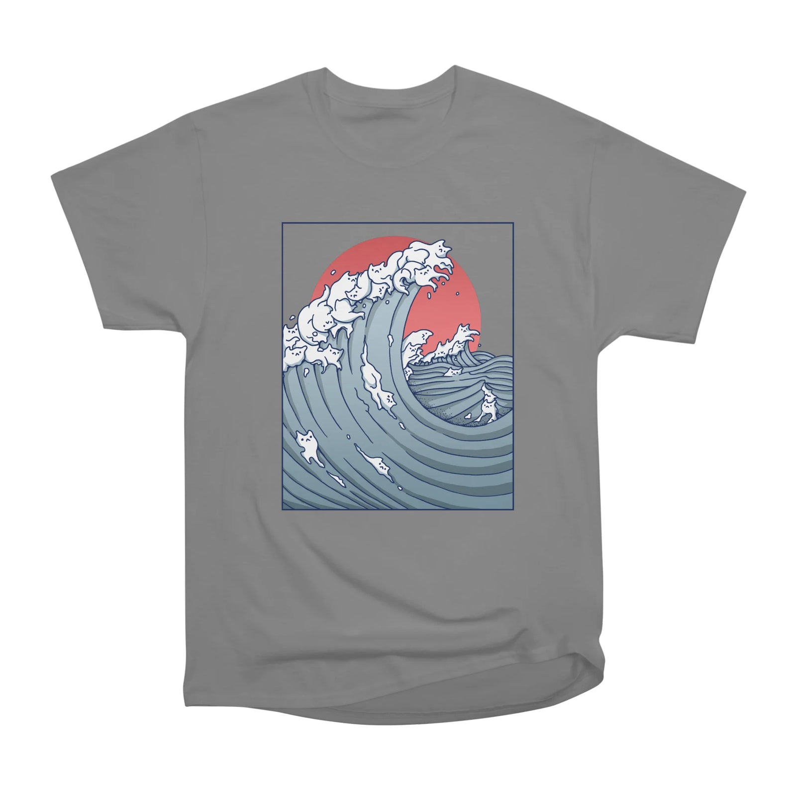Ocean cat waves