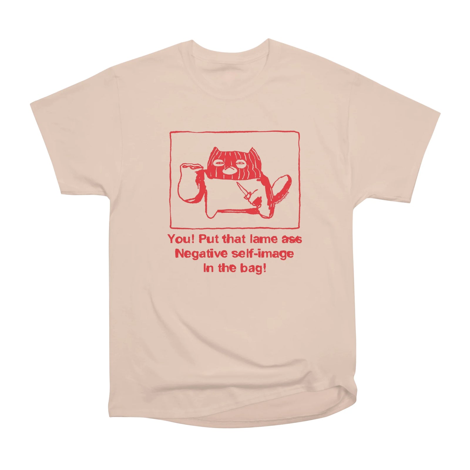 Put That Negative Self Image In The Bag Cat