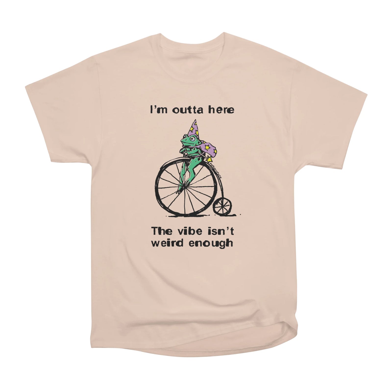The vibe isn't weird enough frog
