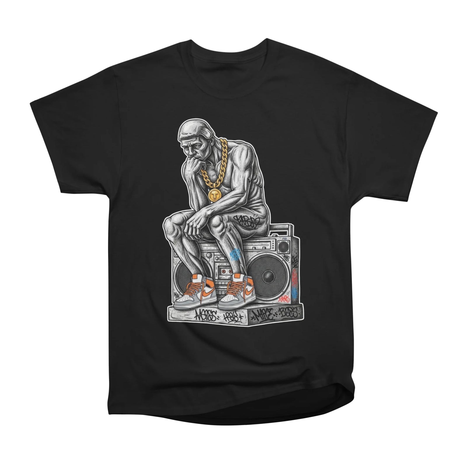 The Urban Thinker: Hip Hop Statue on Boombox