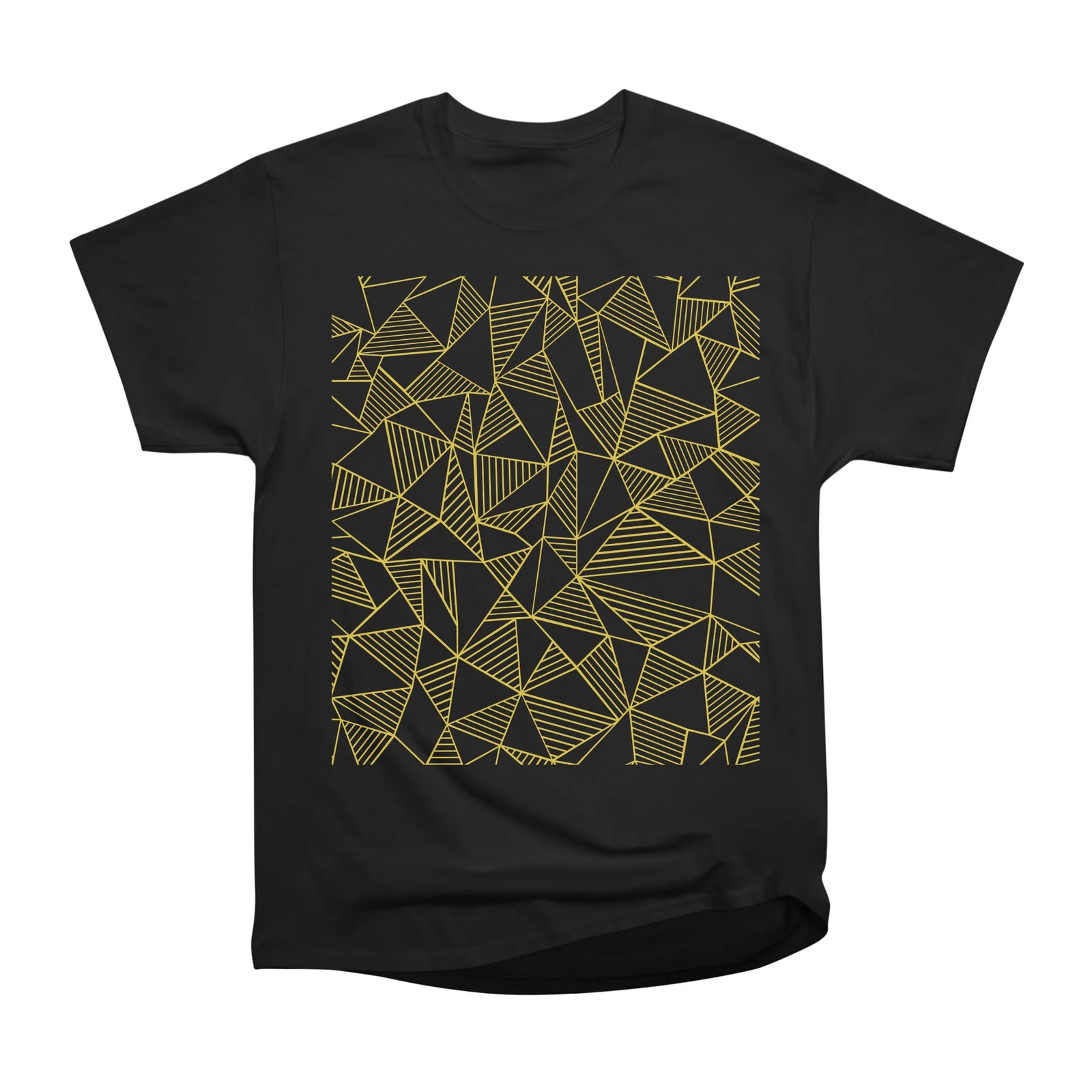 Abstract Lines Yellow