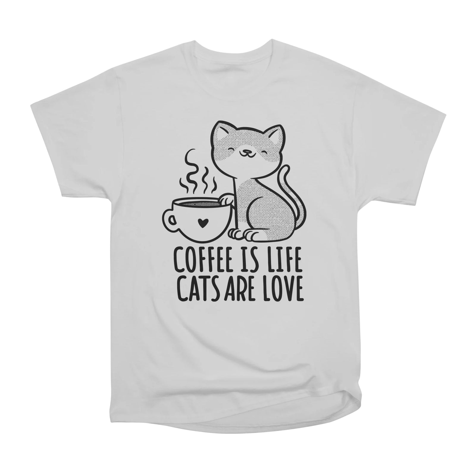 Coffee Is Life Cats Are Love