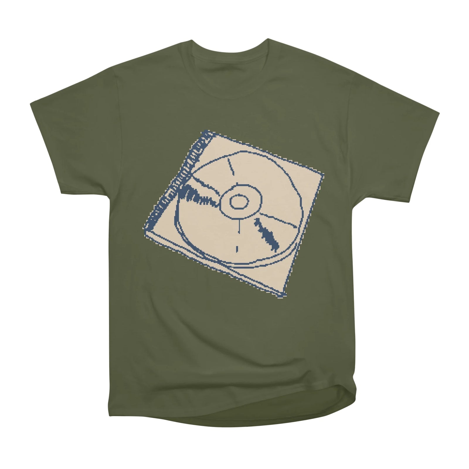 Compact Disc - 1bit Pixel Art