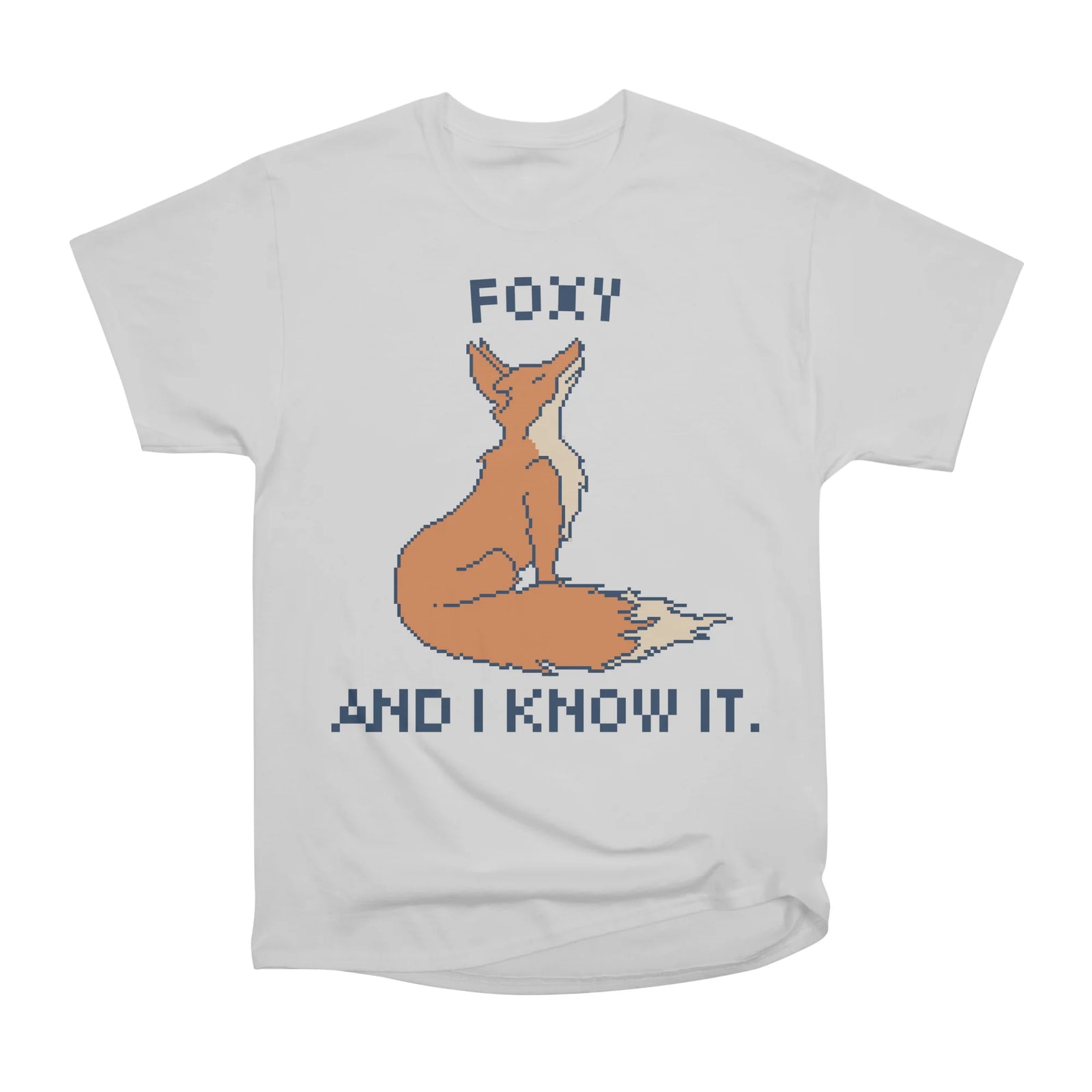 Foxy and I Know It. 8-Bit Pixel Art Fox