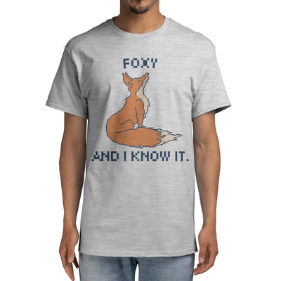Foxy and I Know It. 8-Bit Pixel Art Fox