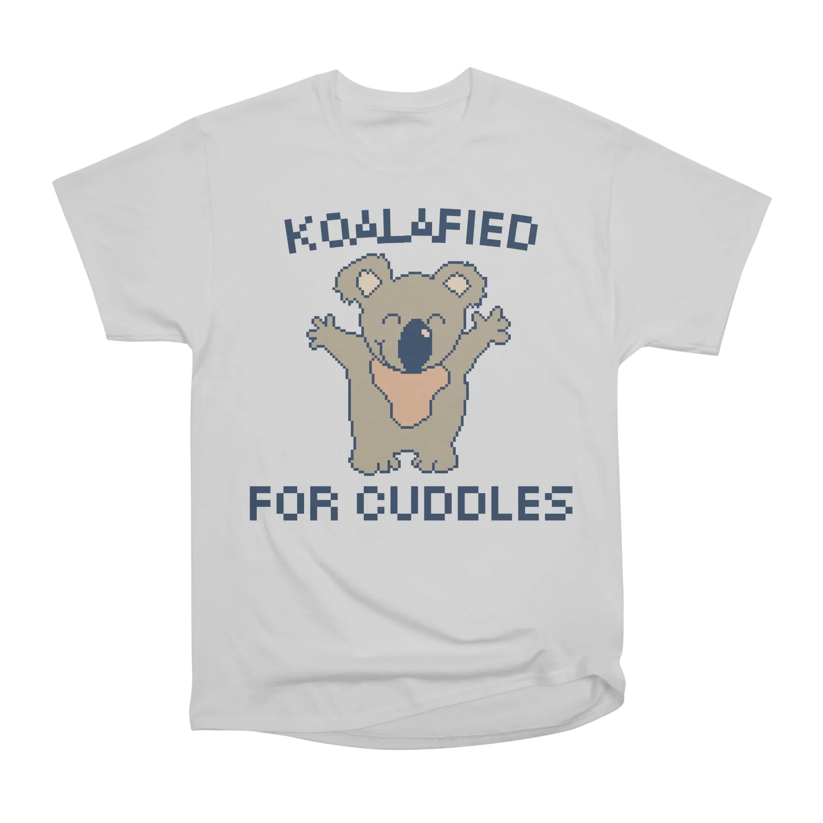 Koalafied for Cuddles, 8-Bit Pixel Art Koala