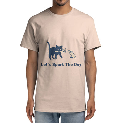 Let's Spark The Day - 1bit Pixel Art