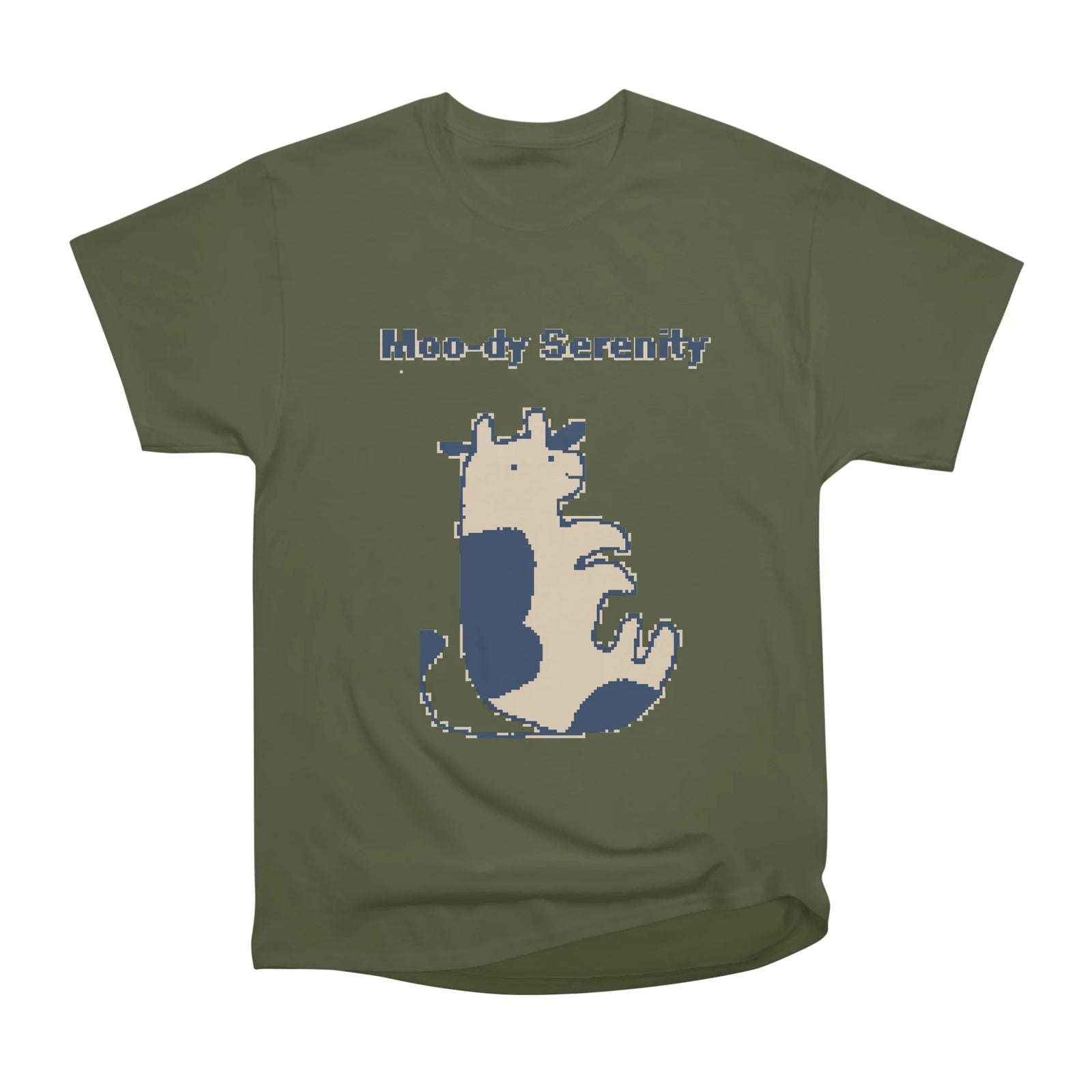 Moo-dy Serenity - 1bit Pixelart