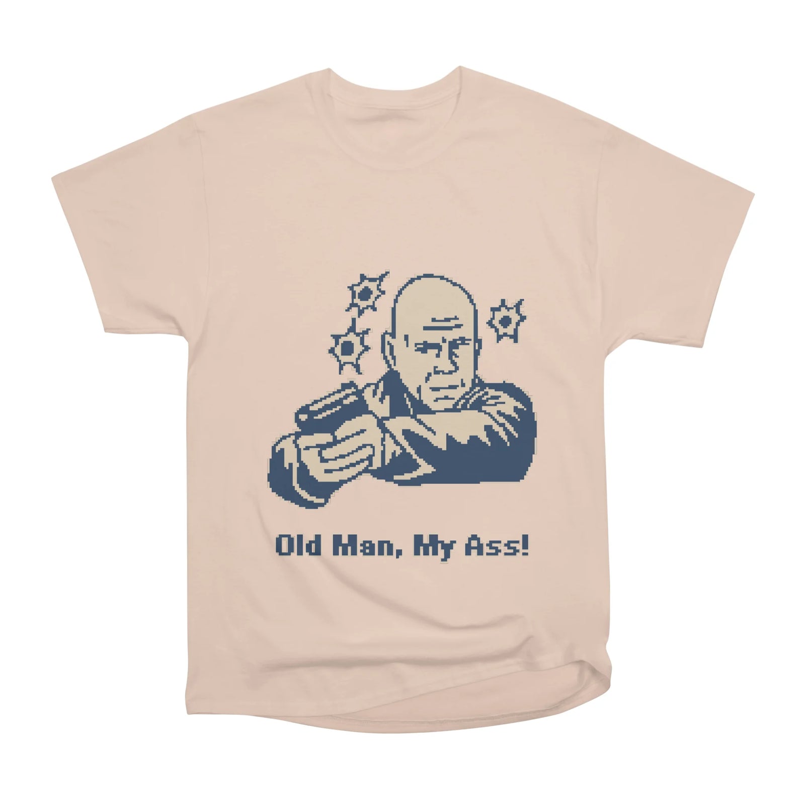 Old Man, My Ass! - 1bit Pixel Art