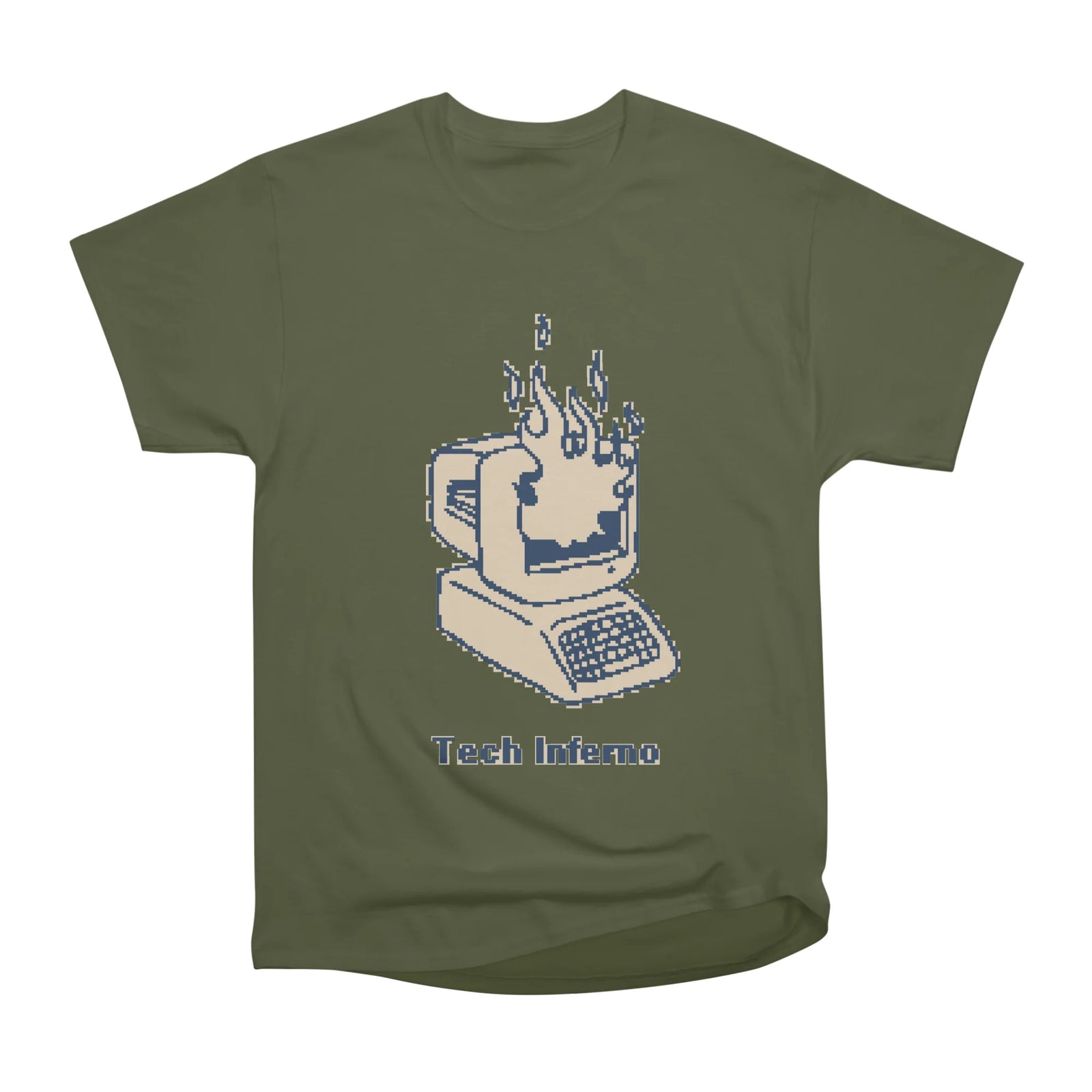 Tech Inferno - 1bit Pixel Art
