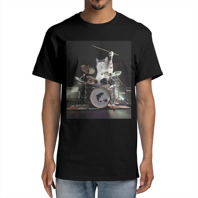 Drumming Drummer Cat