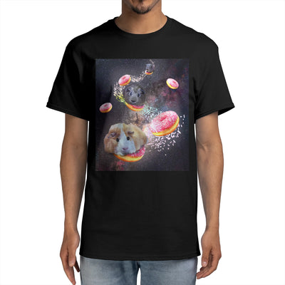 Galaxy Guinea Pig On Donut - Space Doughnut