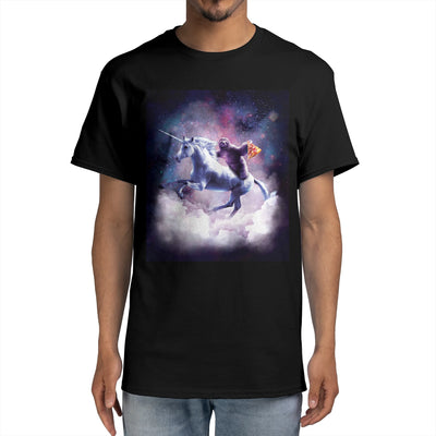 Space Sloth On Unicorn - Sloth Pizza