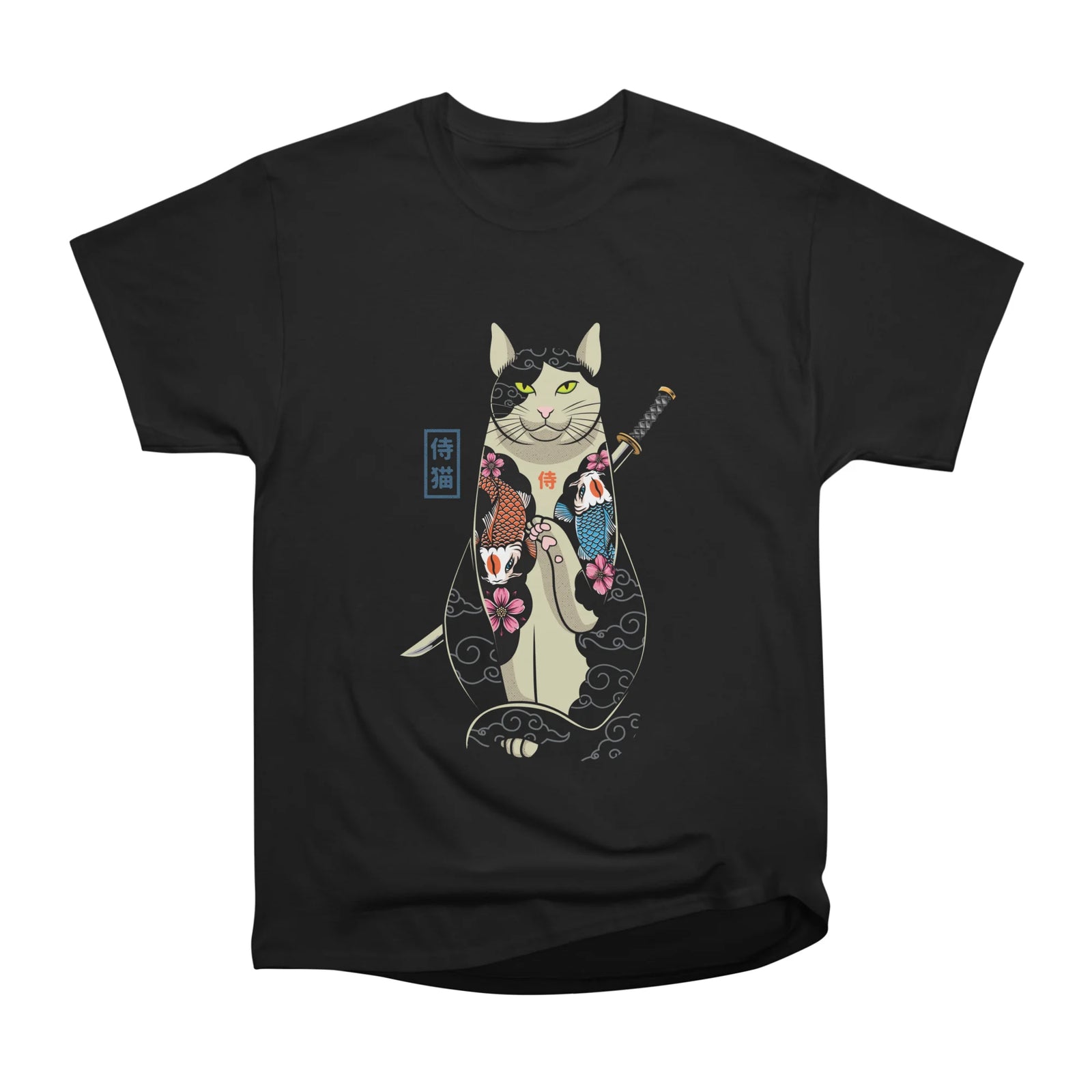 Samurai Cat - maneki neko
