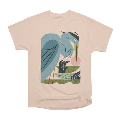 Blue Heron, Green Marsh