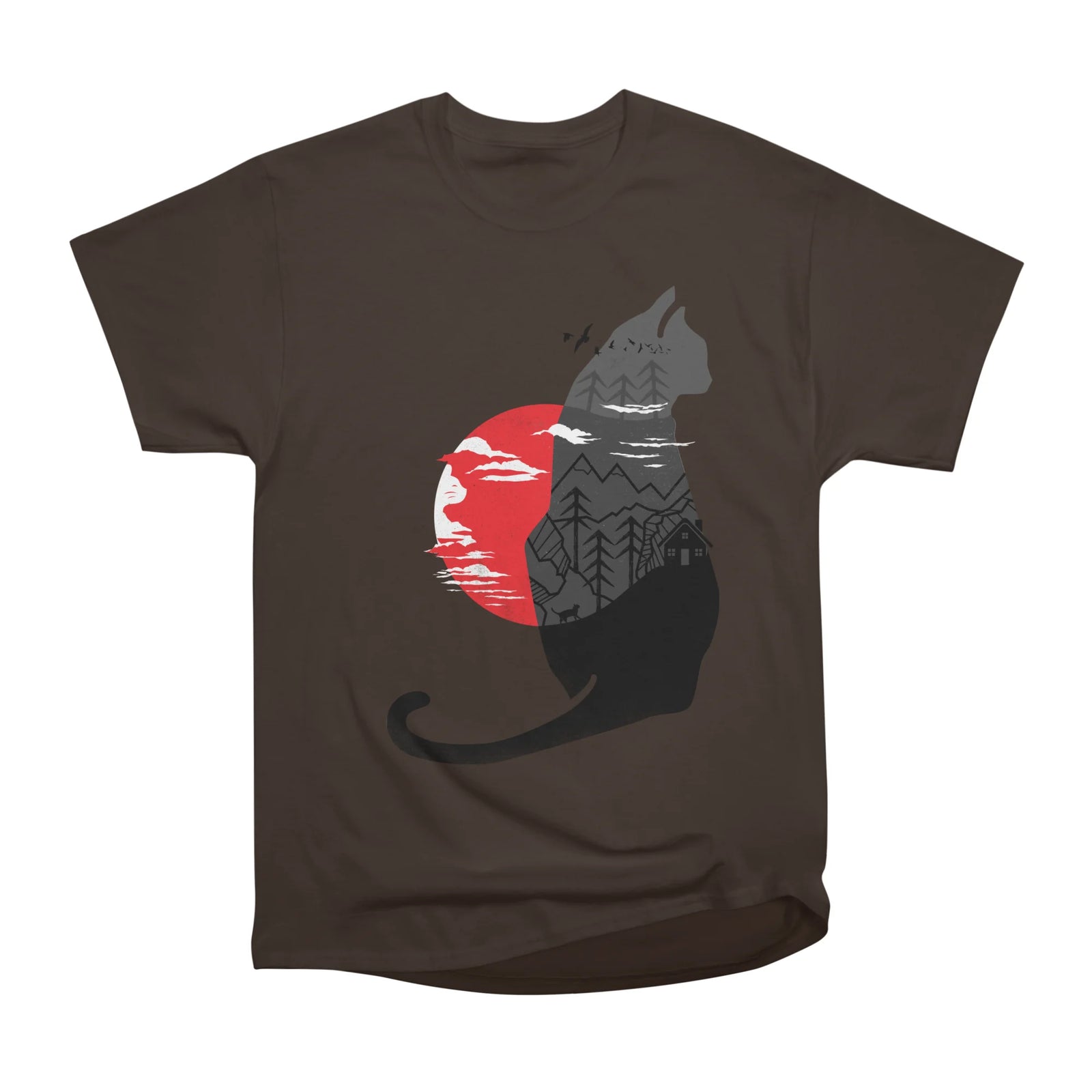 Wild is the Cat - Japanese Style Sumi-e